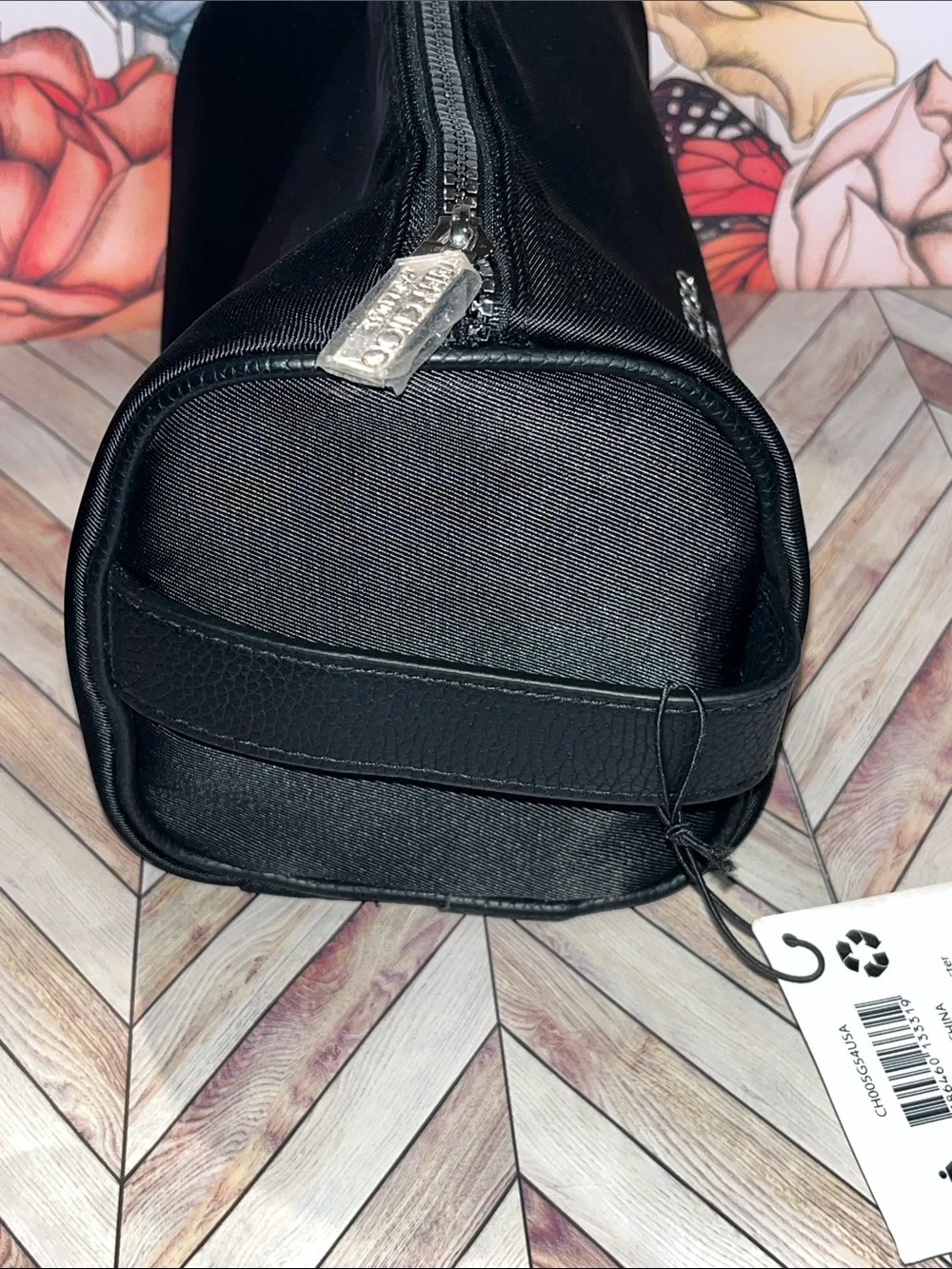 Jimmy Choo perfume toiletries travel bag with handle NWT